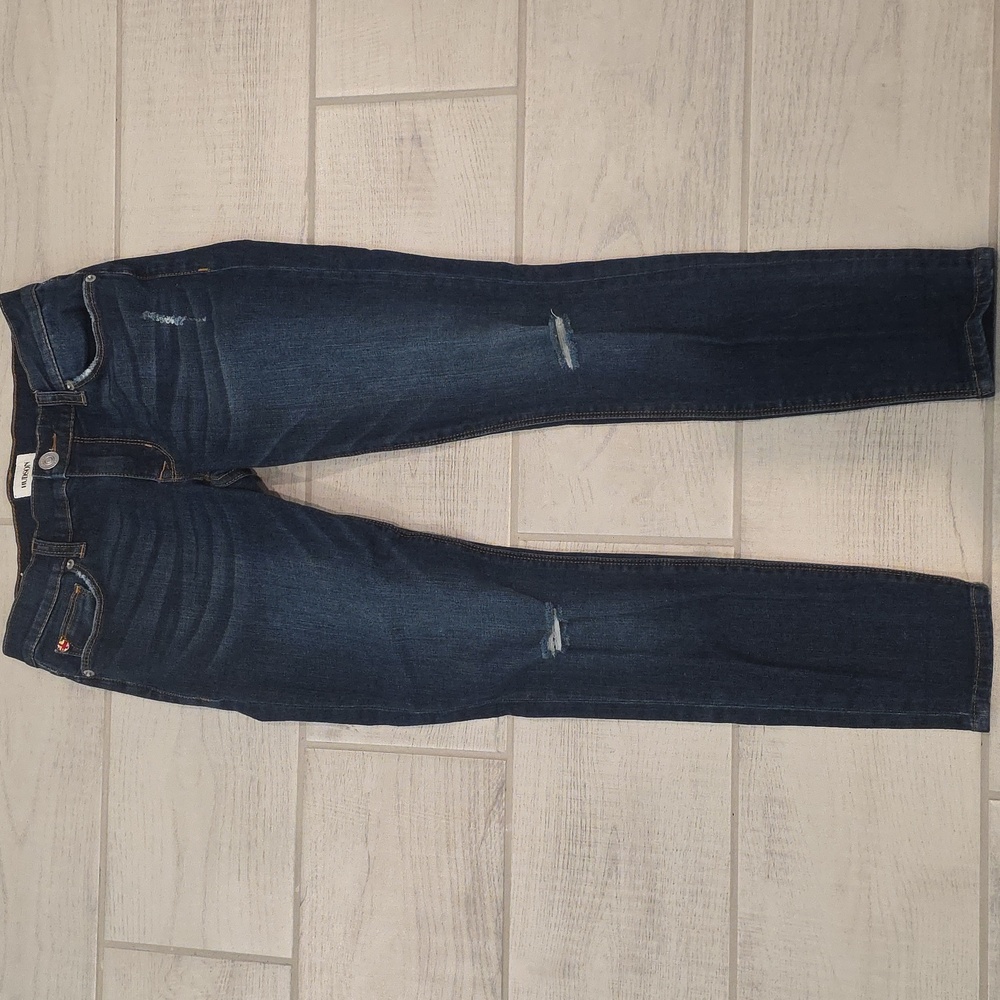 Hudson Women's Size 25 Krista Super Skinny Ankle Distressed Stretch